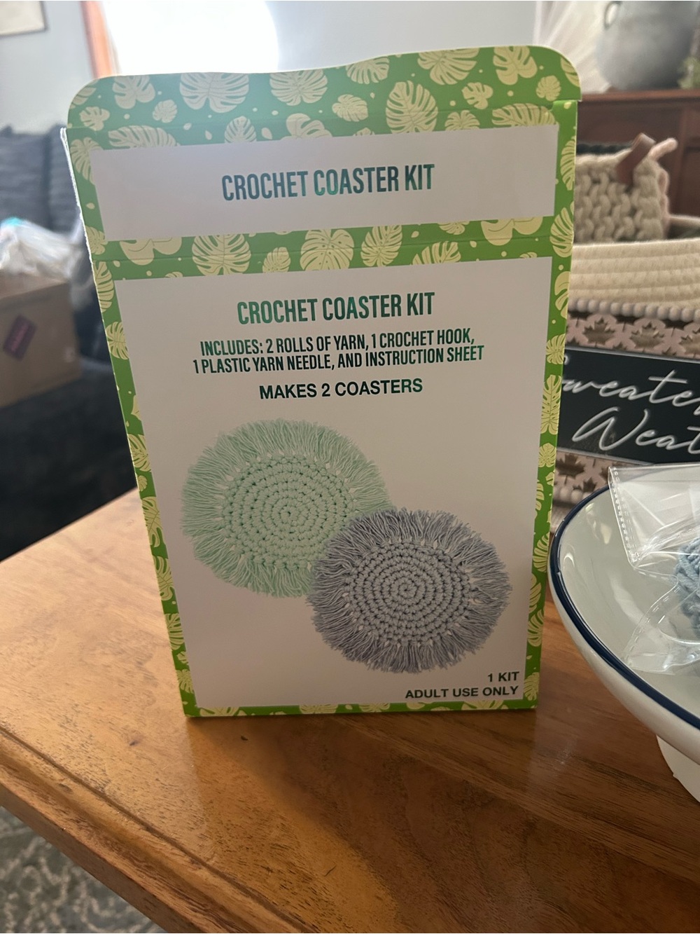 Crochet 2 Coaster Kit